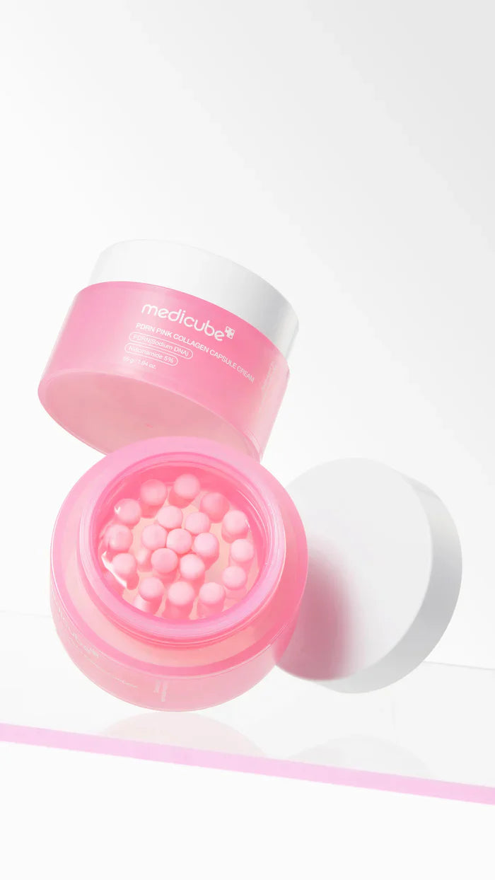 Crema en cápsulas de colágeno rosa y PDRN | Medicube