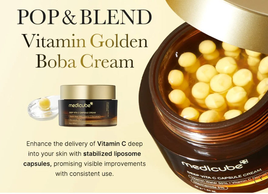 CREMA EN CAPSULAS DE VITAMINA C Y LIPOSOMAS