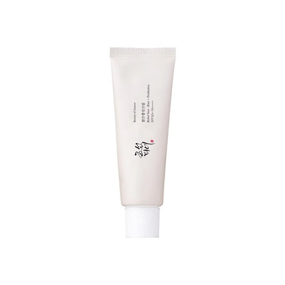 Protector solar a base de arroz y probióticos relief SPF 50 | BOJ
