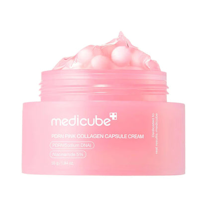 Crema en cápsulas de colágeno rosa y PDRN | Medicube