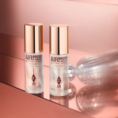 Mini airbrush flawless setting spray duo gift | Charlotte Tilbury