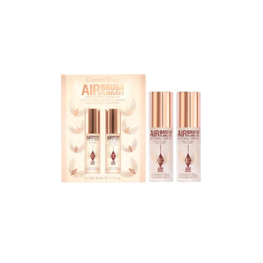 Mini airbrush flawless setting spray duo gift | Charlotte Tilbury