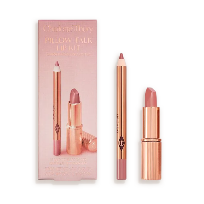 Mini pillow talk lipstick and liner set | Charlotte Tilbury