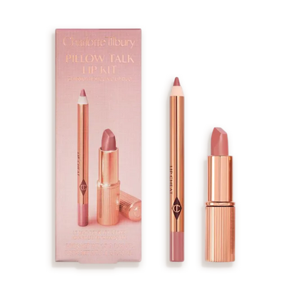 Mini pillow talk lipstick and liner set | Charlotte Tilbury
