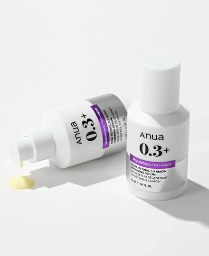 Suero renovador de retinol 0.3+ y niacinamida | Anua