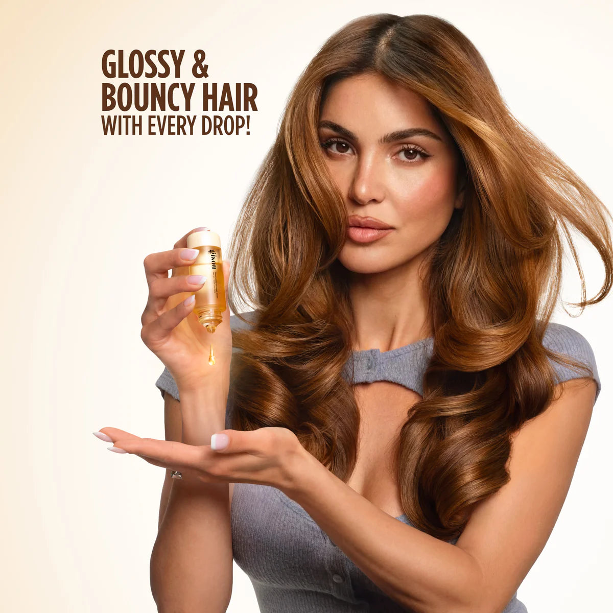 Honey Gloss Collagen Drops Hair Oil | Gisou