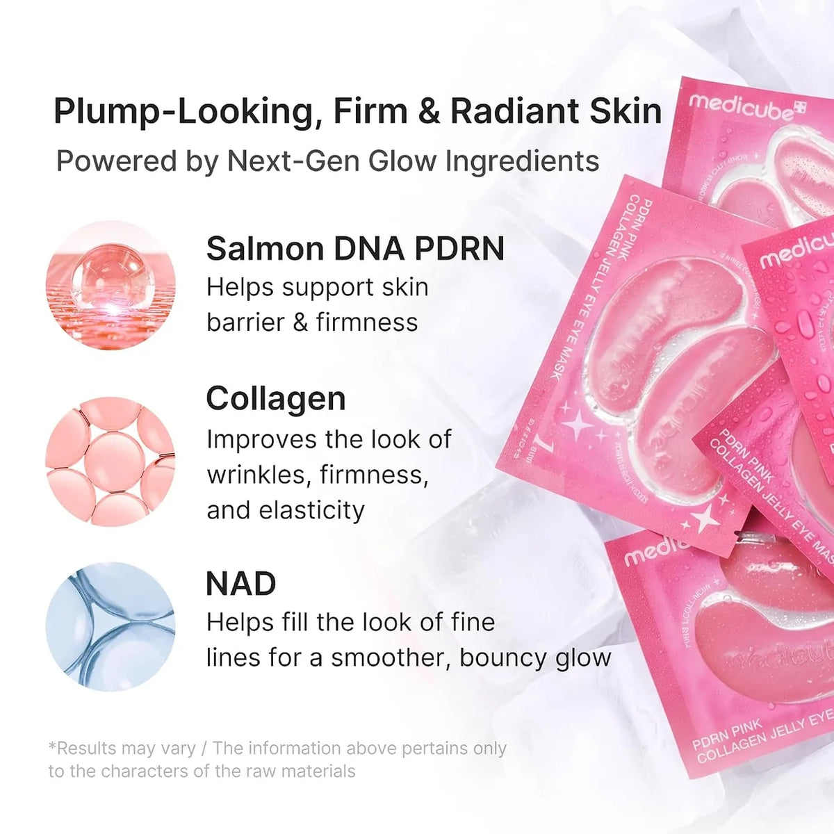 Eye mask PDRN pink collagen jelly | Medicube