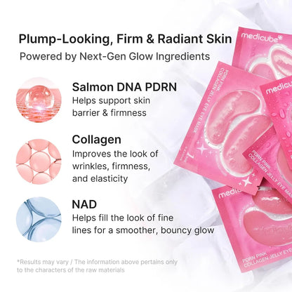 Eye mask PDRN pink collagen jelly | Medicube