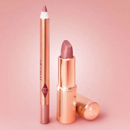 Mini pillow talk lipstick and liner set | Charlotte Tilbury