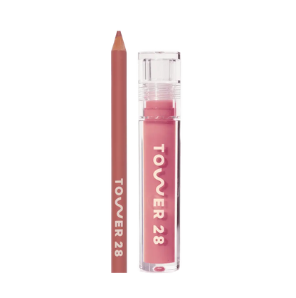 Set delineador de labios y brillo labial | Tower 28