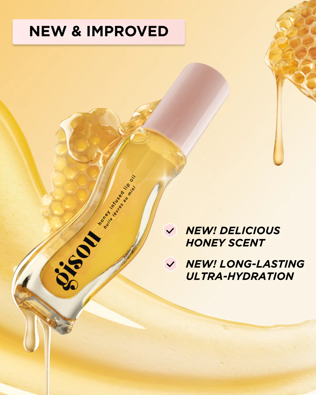 GISOU HONEY INFUSED LIP OIL