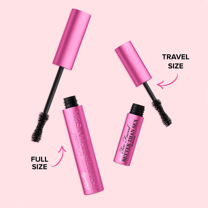 Mascara naturally better than sex | Too faced